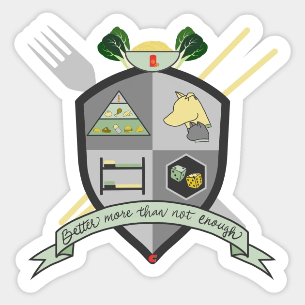 Family Crest Sticker by Roommates